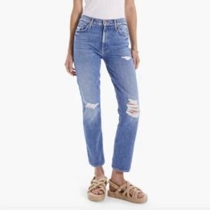 NWT MOTHER Insider Ankle in Bloom and Doom sz27 -Retail $258